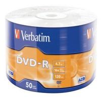 Verbatim DVD-R диск 4.7Gb 16x DLP Matt Silver, по 50 шт. в плёнке