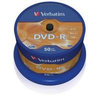 Verbatim DVD-R диск 4.7Gb 16x DLP Matt Silver, по 50 шт. CakeBox