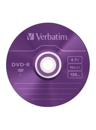 Verbatim DVD-R диск 4.7Gb 16x DLP Colour, 5шт, Slim Case Verbatim DVD-R диск 4.7Gb 16x DLP Colour, 5шт, Slim Case