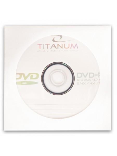 Titanum DVD-R диск 4.7 Гб 8х в бумажном конверте с окном Titanum DVD-R диск 4.7 Гб 8х в бумажном конверте с окном