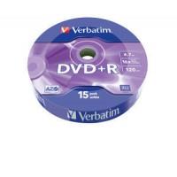Verbatim DVD+R диск 4.7Gb 16x DLP Matt Silver, по 15 шт. в плёнке
