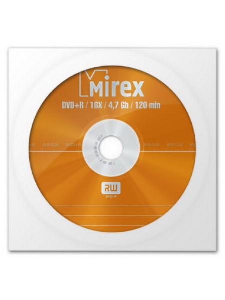 Mirex DVD+R диск 4.7 Гб 16х в бумажном конверте с окном Mirex DVD+R диск 4.7 Гб 16х в бумажном конверте с окном