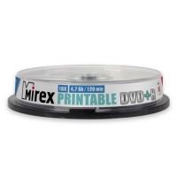 MIREX DVD+R диск 4.7 Гб 16х Printable inkjet, по 10 шт. CakeBox