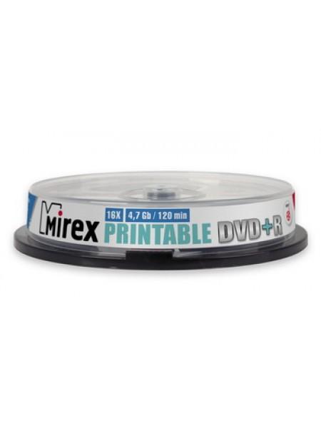 MIREX DVD+R диск 4.7 Гб 16х Printable inkjet, по 10 шт. CakeBox MIREX DVD+R диск 4.7 Гб 16х Printable inkjet, по 10 шт. CakeBox