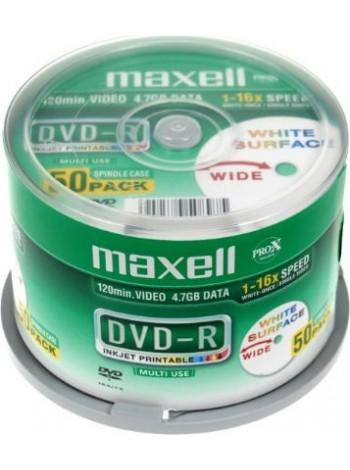 MAXELL DVD-R диск 4.7 Гб 16х Printable inkjet, по 50 шт. CakeBox