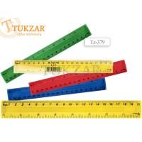 TUKZAR Линейка пластиковая 20 см, с двойной шкалой