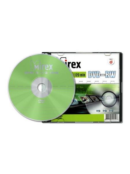 Mirex DVD-RW диск 4.7 Гб 4х Slim Case Mirex DVD-RW диск 4.7 Гб 4х Slim Case