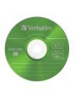 Verbatim DVD+RW диск 4.7Gb 4x DLP Colour, 5шт, Slim Case