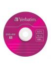 Verbatim DVD+RW диск 4.7Gb 4x DLP Colour, 5шт, Slim Case