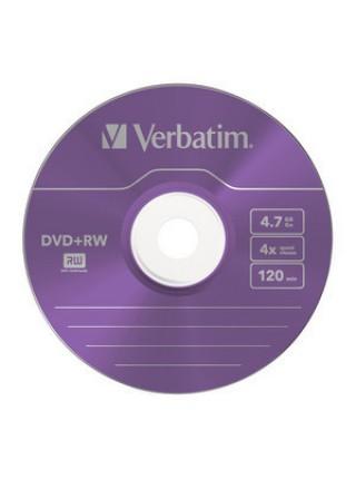 Verbatim DVD+RW диск 4.7Gb 4x DLP Colour, 5шт, Slim Case Verbatim DVD+RW диск 4.7Gb 4x DLP Colour, 5шт, Slim Case