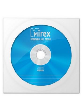 Mirex CD-R STANDARD диск 700Mb 48х в бумажном конверте с окном