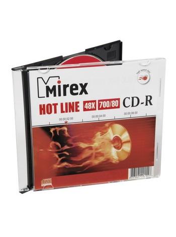 Mirex CD-R HOTLINE диск 700Mb 48х Slim Case
