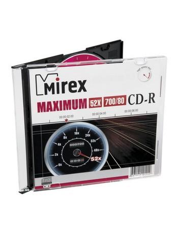 Mirex CD-R MAXIMUM диск 700Mb 52х Slim Case