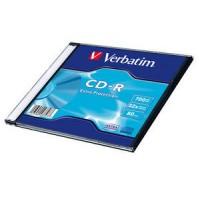 Verbatim CD-R диск 700Mb 52х DL Extra Protection, Slim Case