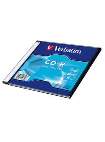 Verbatim CD-R диск 700Mb 52х DL Extra Protection, Slim Case
