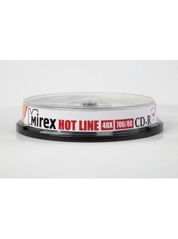 Mirex CD-R HOTLINE диск 700Mb 48х, по 10 шт. CakeBox