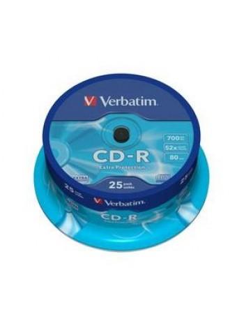 Verbatim CD-R диск 700Mb 52х DL Extra Protection, по 25 шт. CakeBox
