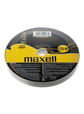 MAXELL CD-R диск 700 Mb 52х по 10 шт в пленке
