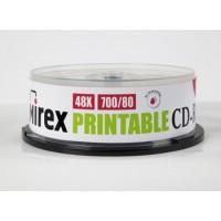 Mirex CD-R диск 700Mb 48х Printable inkjet (полная заливка), по 25 шт. CakeBox