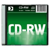 Data Standard CD-RW диск 700 Mb 12х Slim Case