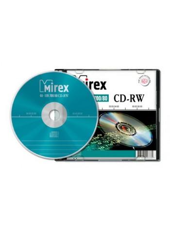 Mirex CD-RW диск 700 Mb 12х Slim Case
