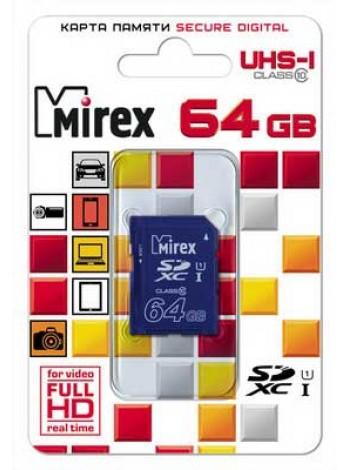Mirex SDXC Card 64Gb UHS-I (Class 10) 13611-SD10CD64