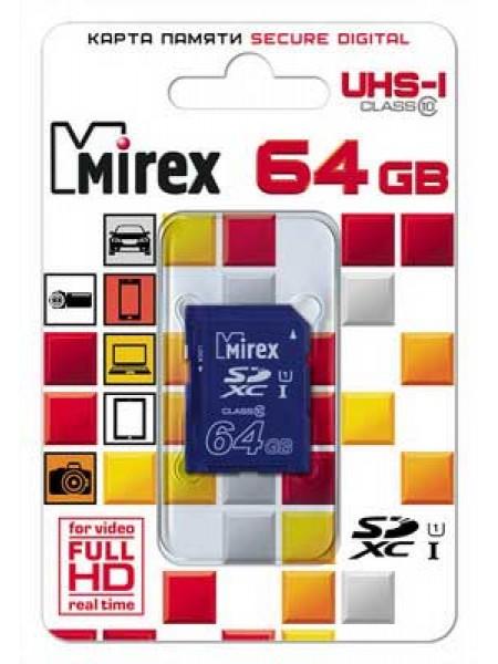 Mirex SDXC Card 64Gb UHS-I (Class 10) 13611-SD10CD64 Mirex SDXC Card 64Gb UHS-I (Class 10) 13611-SD10CD64