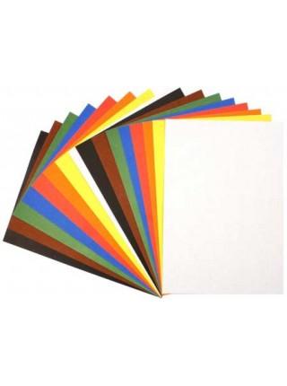 Каляка-Маляка Картон цветной односторонний А4, 8х2 цветов, 16 л., немелованный