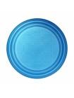 Тарелка пластиковая одноразовая, d 165мм, синяя, 100 шт/уп