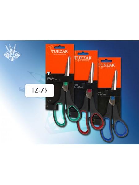 TUKZAR Ножницы 19 см резиновые вставки TUKZAR Ножницы 19 см резиновые вставки