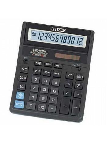 CITIZEN Калькулятор настольный 12-разрядный SDC-888TII