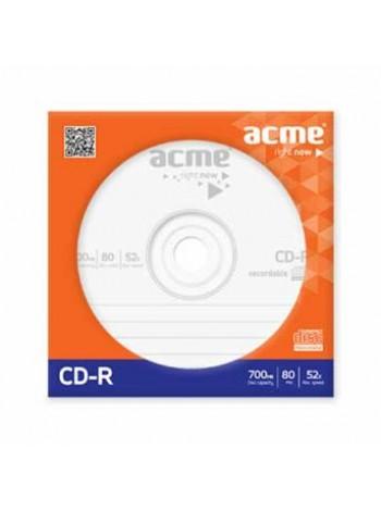 Acme CD-R диск 700Mb 52х в бумажном конверте с окном