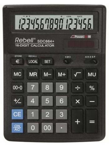 Rebell Калькулятор настольный 16-разрядный SDC664+ BX