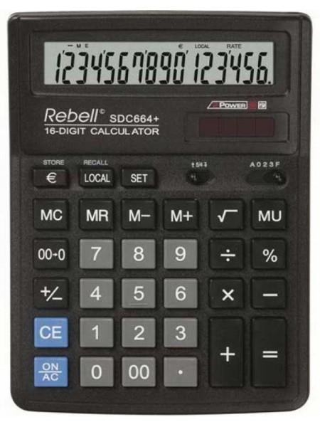 Rebell Калькулятор настольный 16-разрядный SDC664+ BX