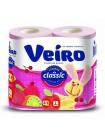 Туалетная бумага 2-х слойная Veiro Classic ( 4 шт в упак)