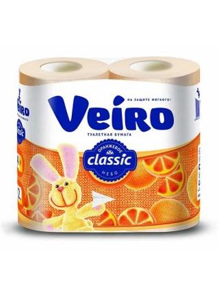 Туалетная бумага 2-х слойная Veiro Classic ( 4 шт в упак)