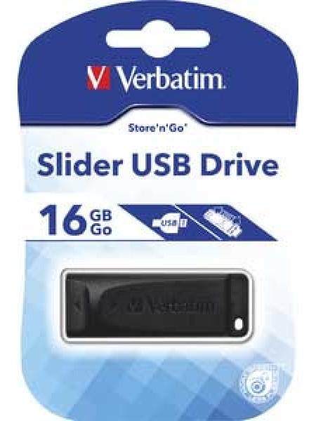 Verbatim 16Gb USB FlashDrive Slider Verbatim 16Gb USB FlashDrive Slider