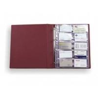 Panta Plast Визитница "Винил" на кольцах А4 на 400 визиток