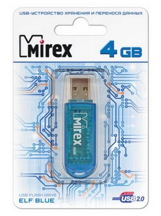 Mirex 4Gb USB FlashDrive ELF BLUE Mirex 4Gb USB FlashDrive ELF BLUE