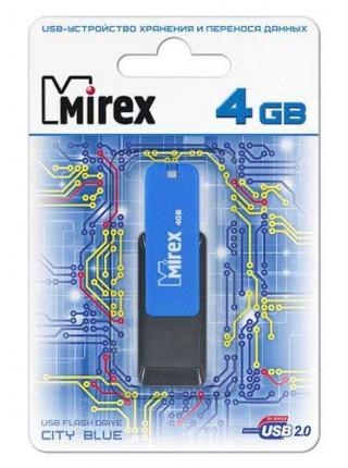 Mirex 4Gb USB FlashDrive CITY BLUE Mirex 4Gb USB FlashDrive CITY BLUE
