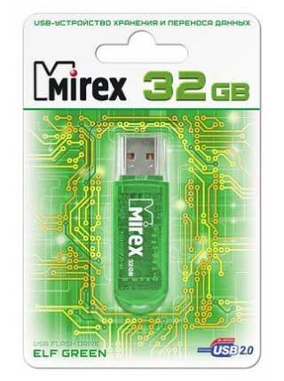 Mirex 32Gb USB FlashDrive ELF GREEN Mirex 32Gb USB FlashDrive ELF GREEN