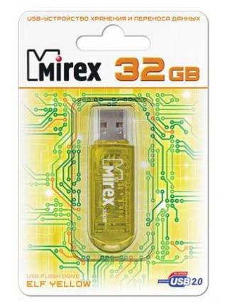 Mirex 32Gb USB FlashDrive ELF YELLOW Mirex 32Gb USB FlashDrive ELF YELLOW