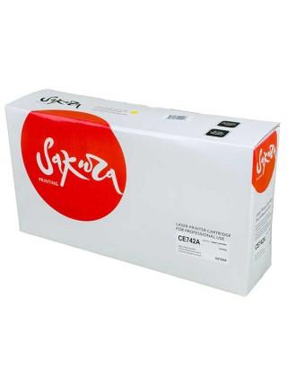 SAKURA Тонер-картридж CE742A (7 300 страниц)