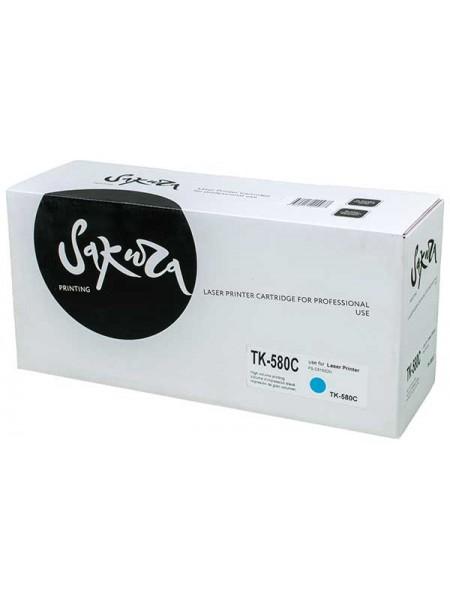 SAKURA Тонер-картридж TK580C (2800 страниц) SAKURA Тонер-картридж TK580C (2800 страниц)