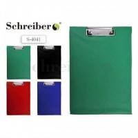 SCHREIBER Клипборд, А4, ПВХ, ассорти
