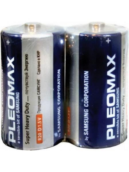 SAMSUNG Батарея гальваническая солевая R20 Pleomax (2шт.) SAMSUNG Батарея гальваническая солевая R20 Pleomax (2шт.)