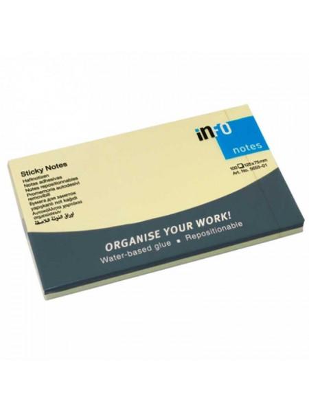 Info notes Бумага для заметок 125х75мм, 100 л. Info notes Бумага для заметок 125х75мм, 100 л.