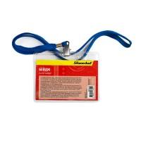 SILWERHOF Бейдж 110 х 80 мм с тесьмой