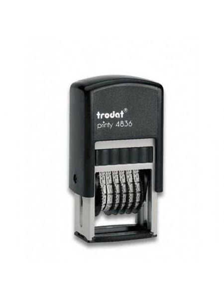 Trodat Нумератор Printy 4836, 6 разрядов, 3.8 мм