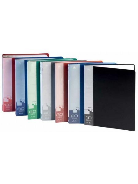 БЮРОКРАТ Папка с 20 прозрачными вкладышами 0.6 мм БЮРОКРАТ Папка с 20 прозрачными вкладышами 0.6 мм